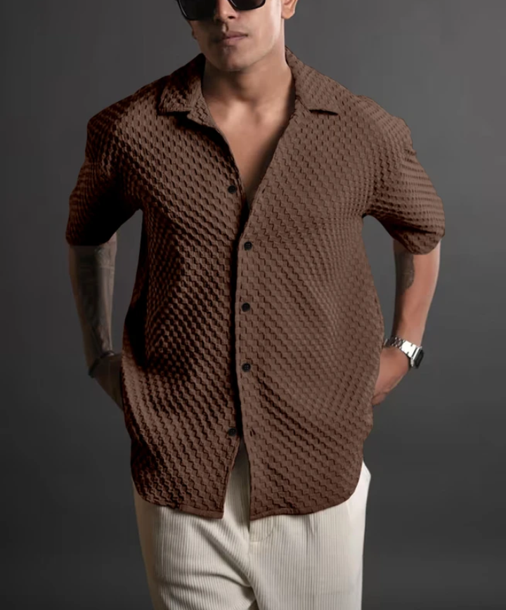 Popcorn t-shirt and watch (MEN FASHION)