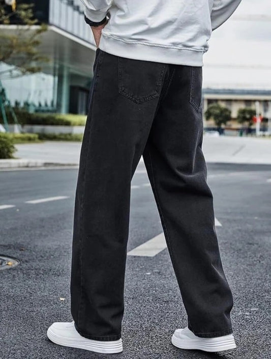 DENIM LOOK 

Men Relaxed Fit Mid Rise Grey Jeans